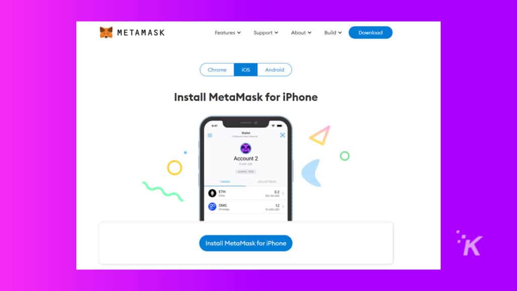 Download metamask