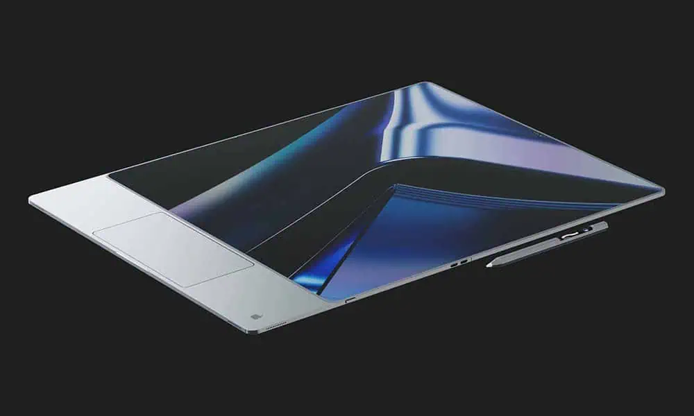 apple foldable tablet render
