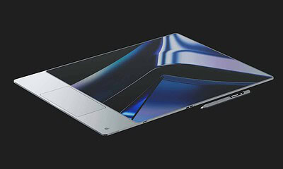 apple foldable tablet render