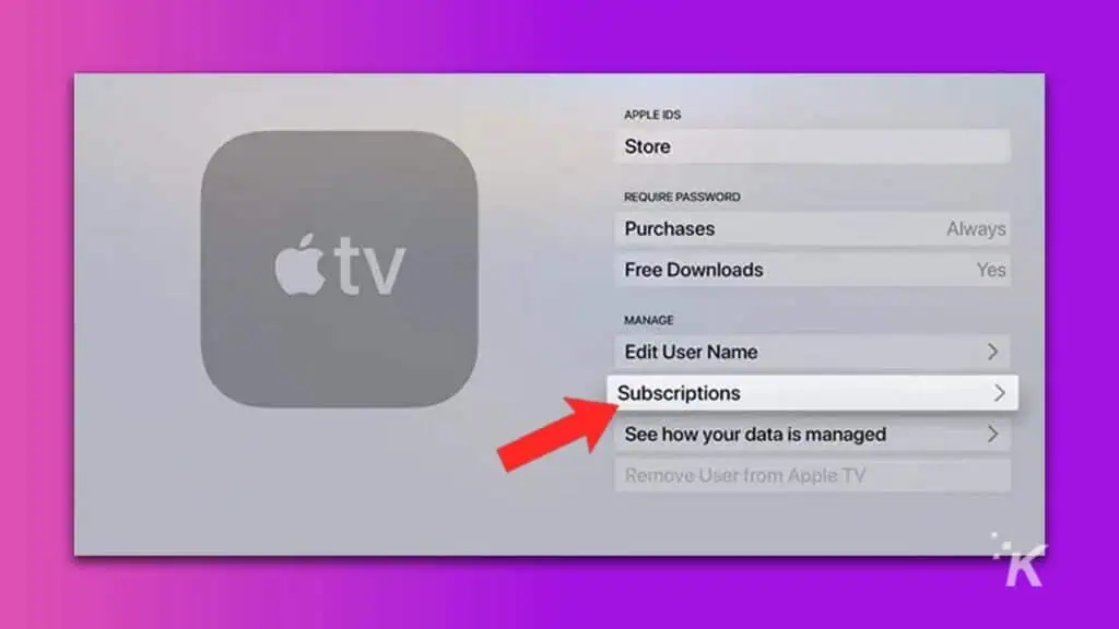 apple tv subscriptions