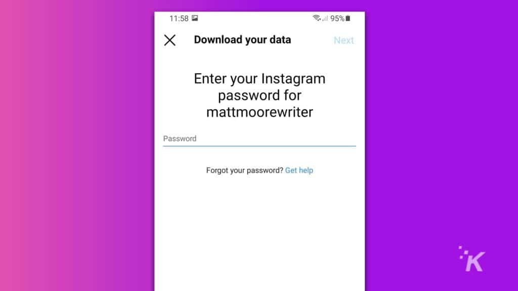 downloading your social media data