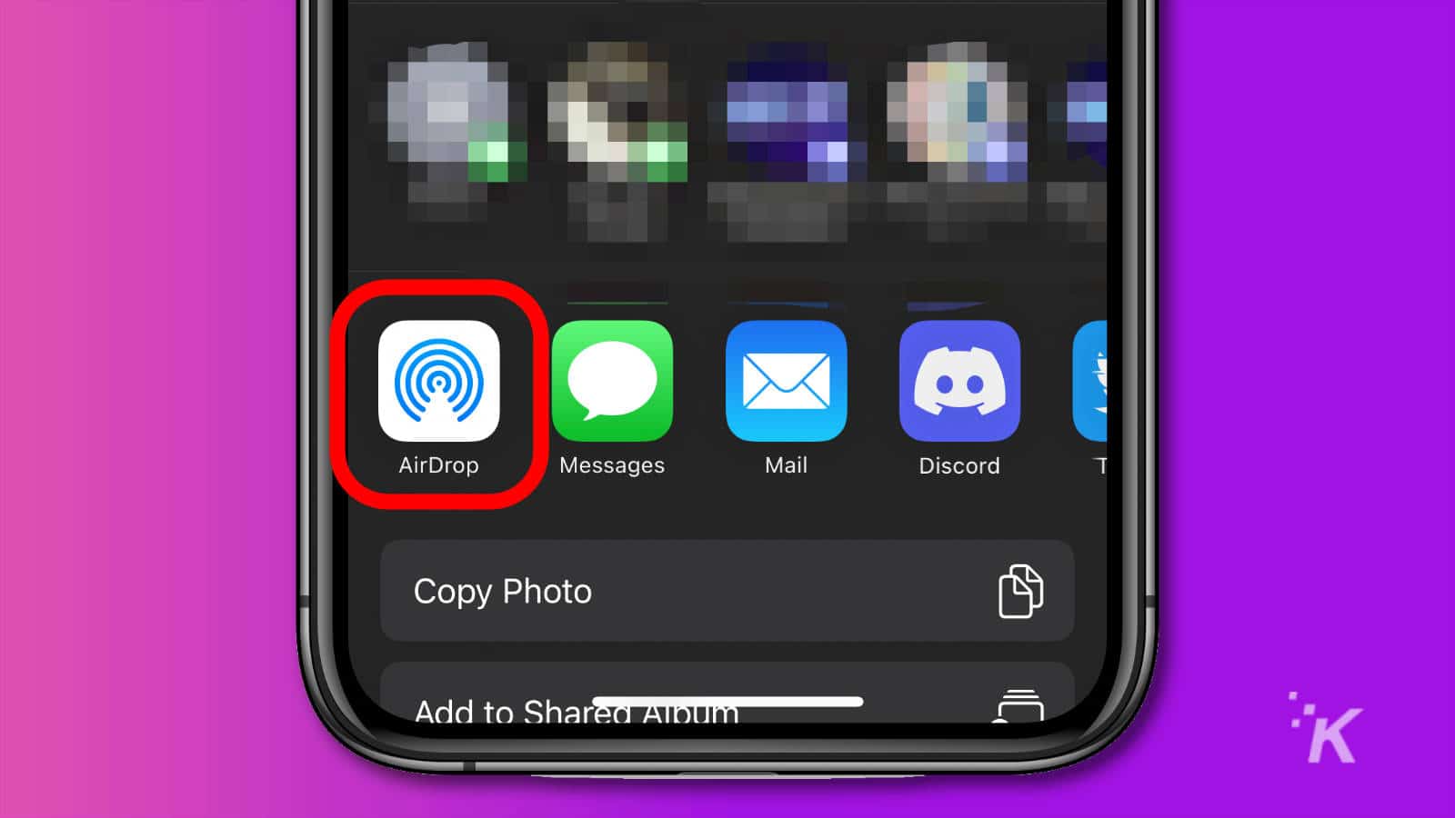 ios airdrop photos app