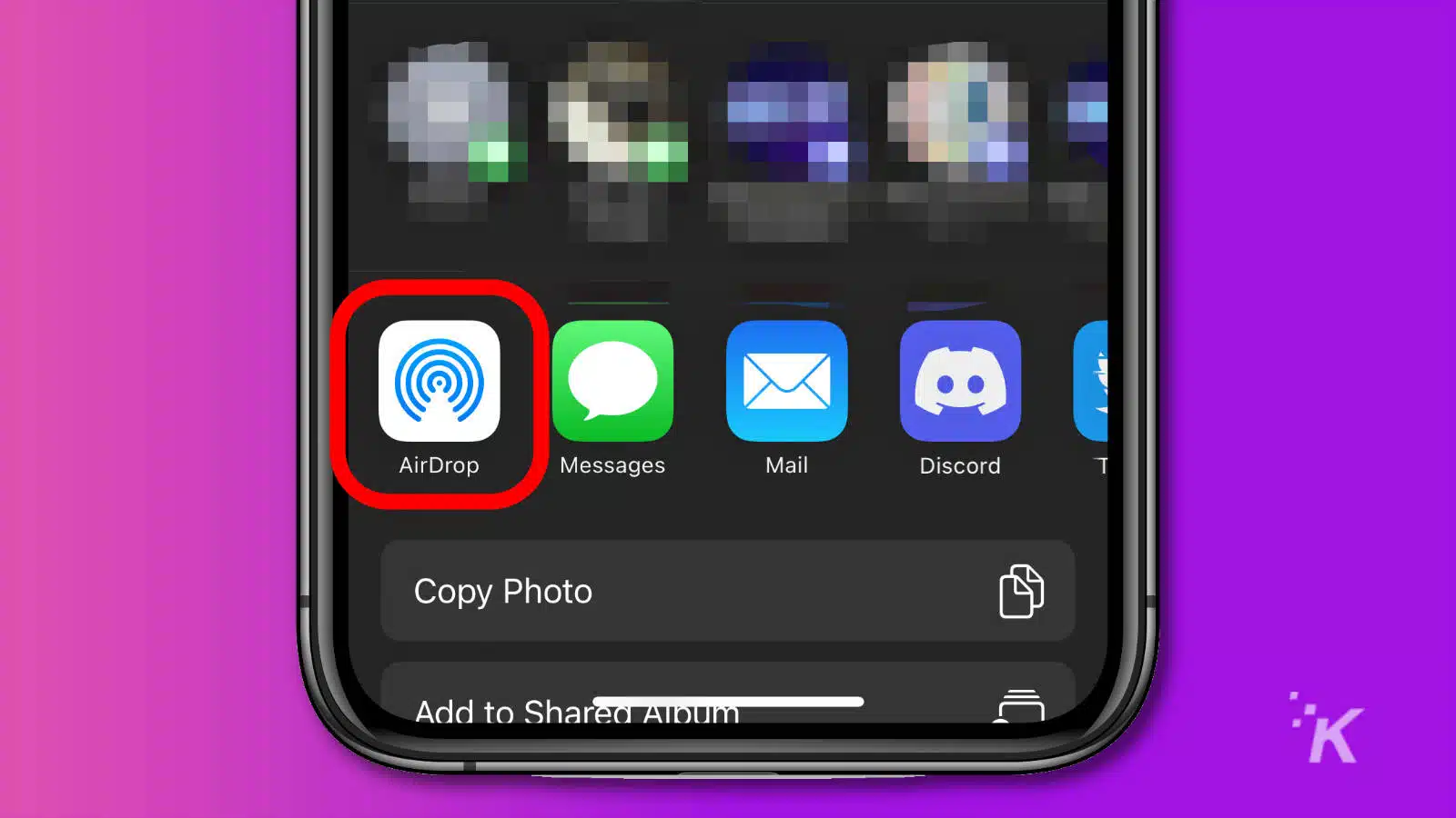 ios airdrop photos app