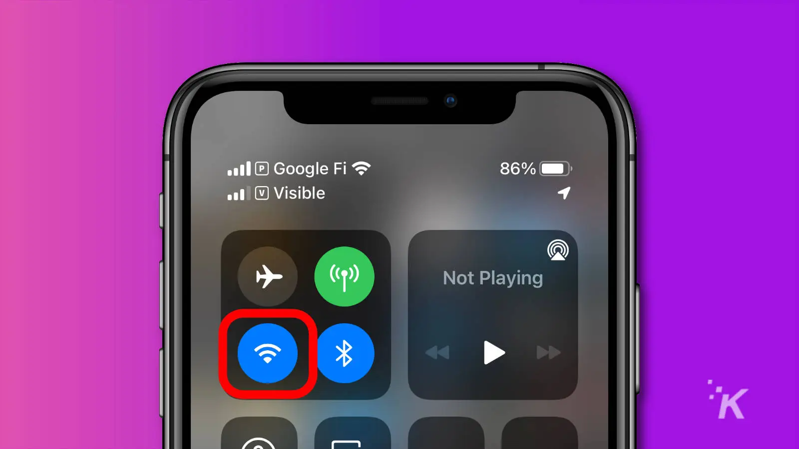 ios control center wireless icon