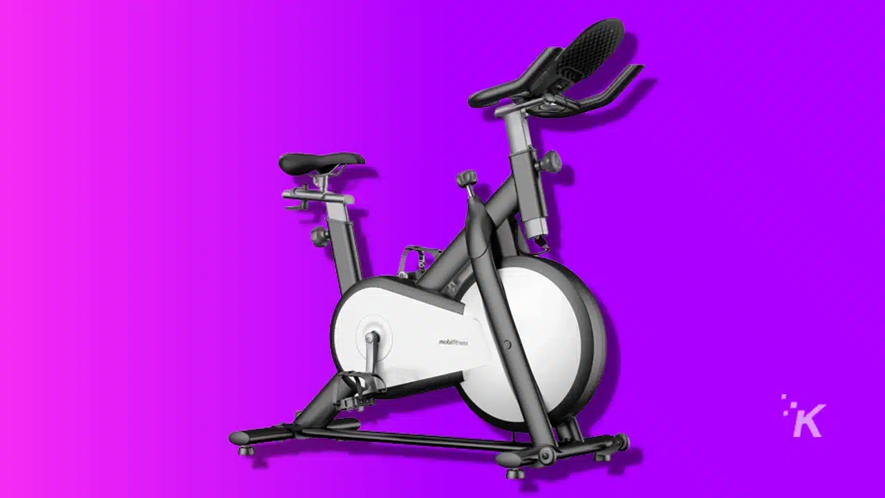 This Mobi Fitness exercise bike is down to just $559 (normally $899)