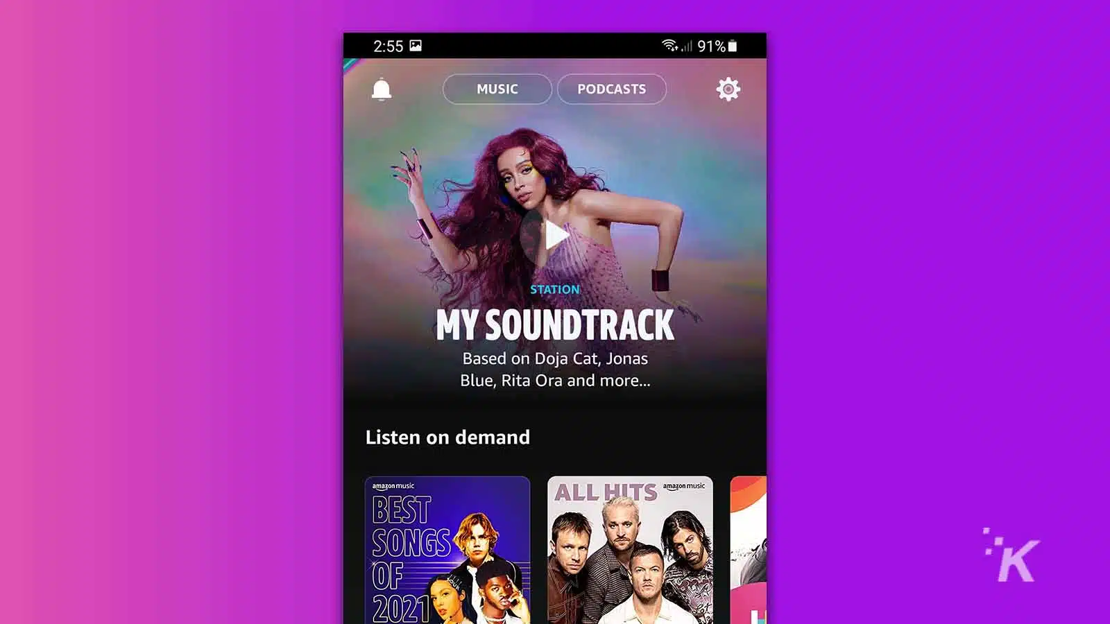 amazon music app