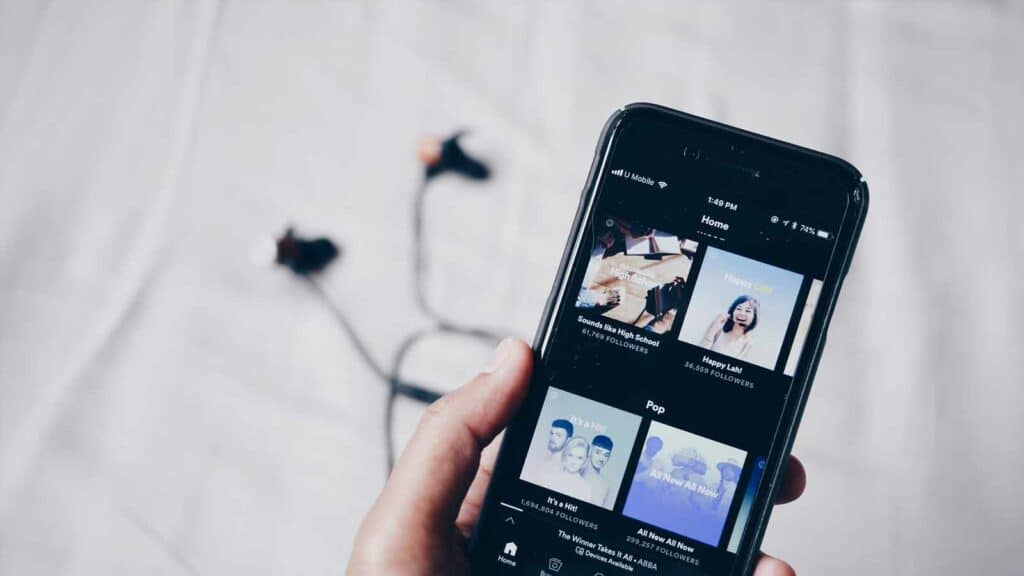 spotify app on phone