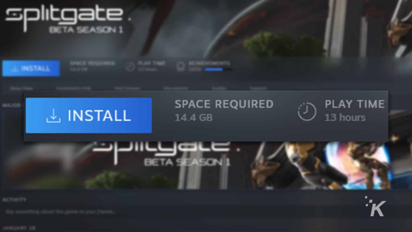 PSA: On Steam you can easily see how much space your games take on