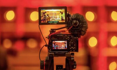 video camera blurry background