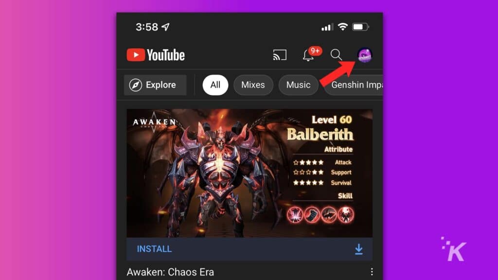 How to turn on YouTube dark mode