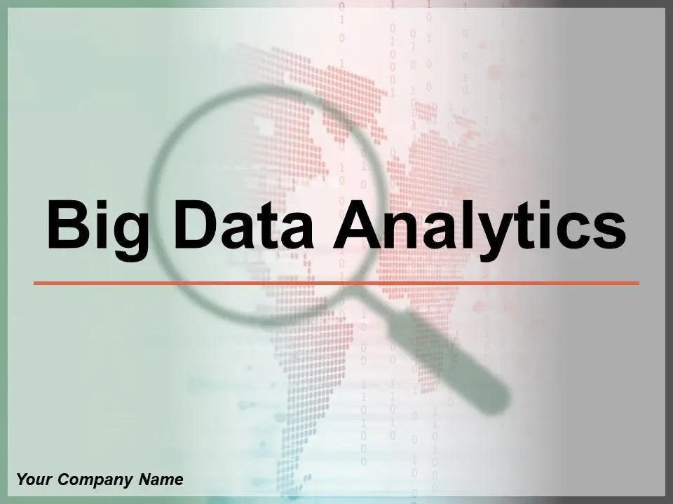 big data analytics template