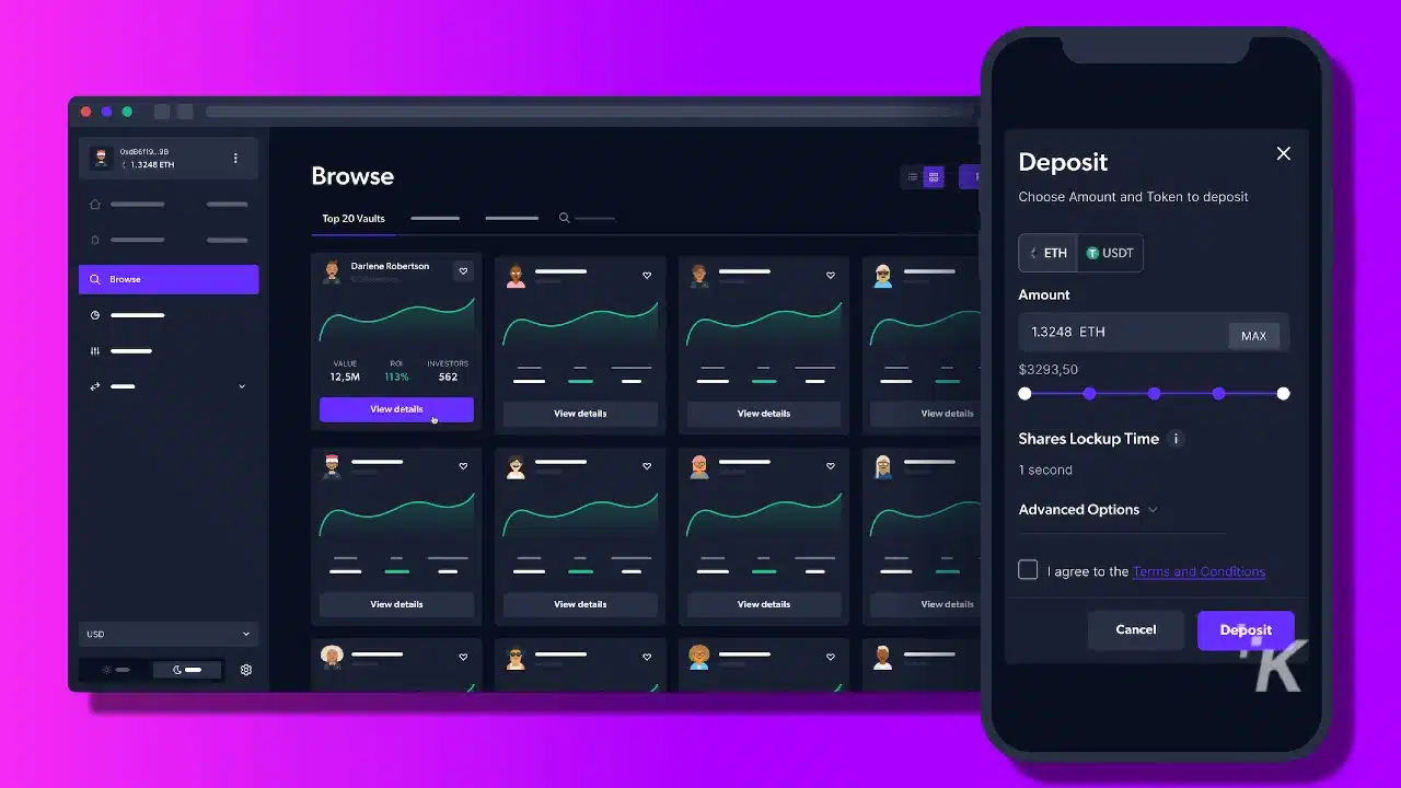 fndz crypto trading platform dashboard view