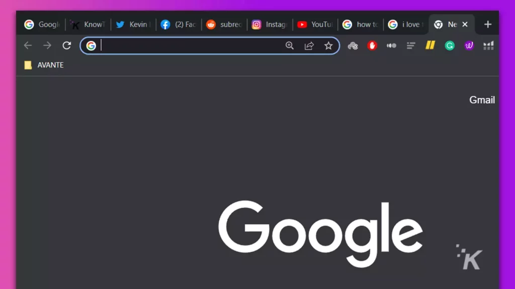 google chrome tabs in browser