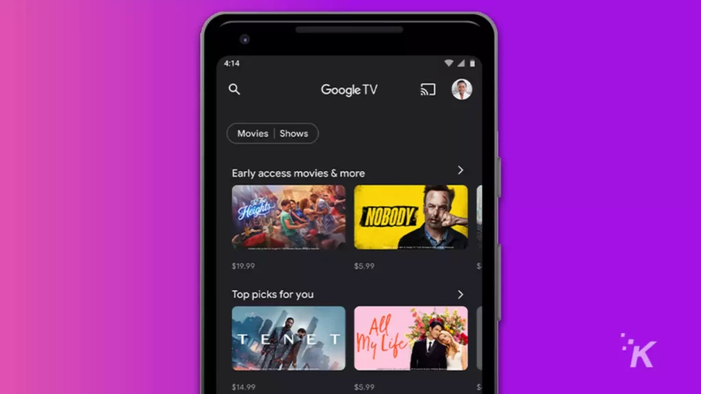 Google Play is stripped of movie and TV show sales