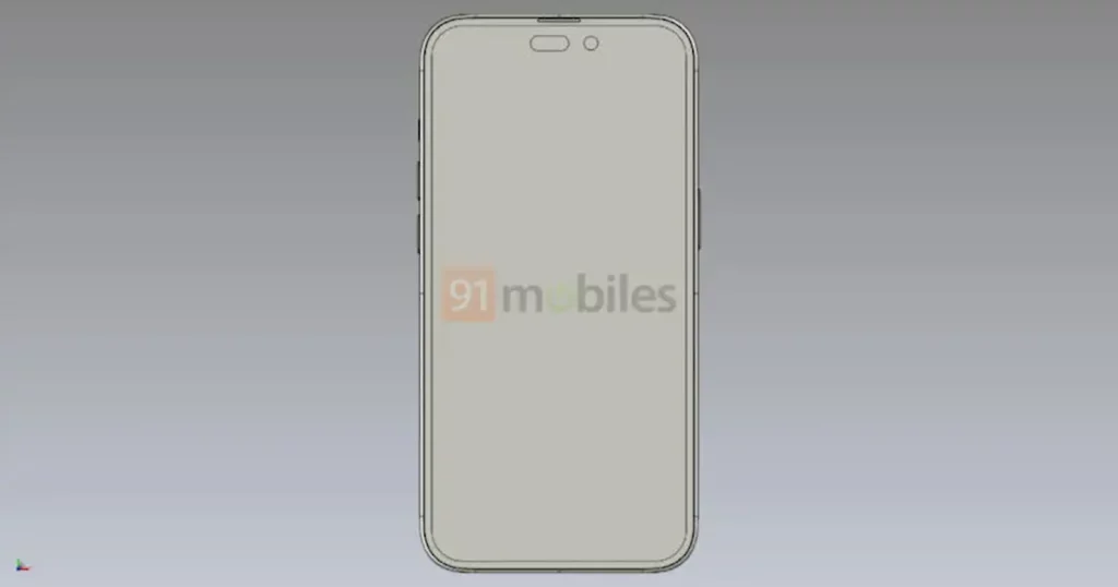 Iphone 14 pro render by 91mobiles