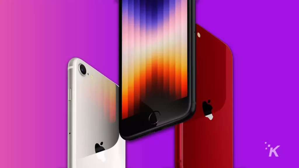 Iphone se 2022 three colors