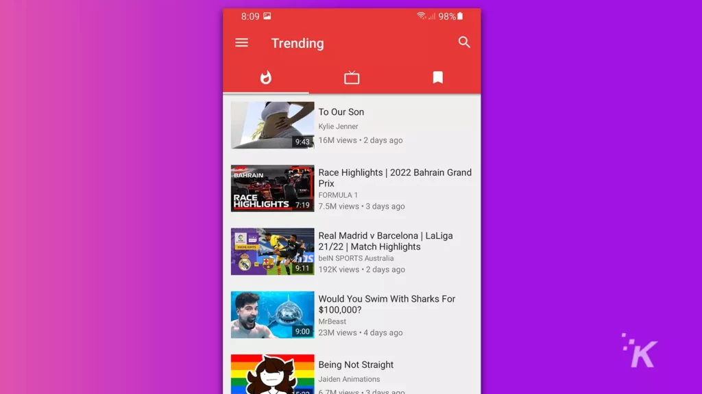 newpipe trending page for youtube free no ads