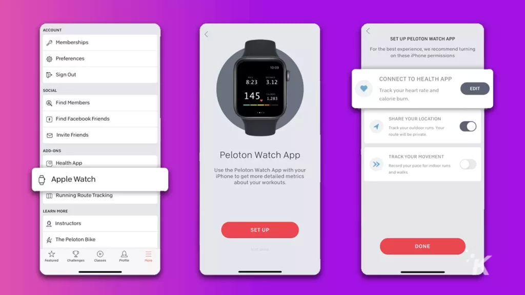 peloton apple watch integration