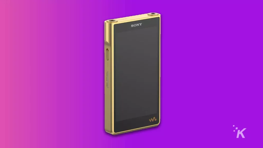 new gold-plated walkman