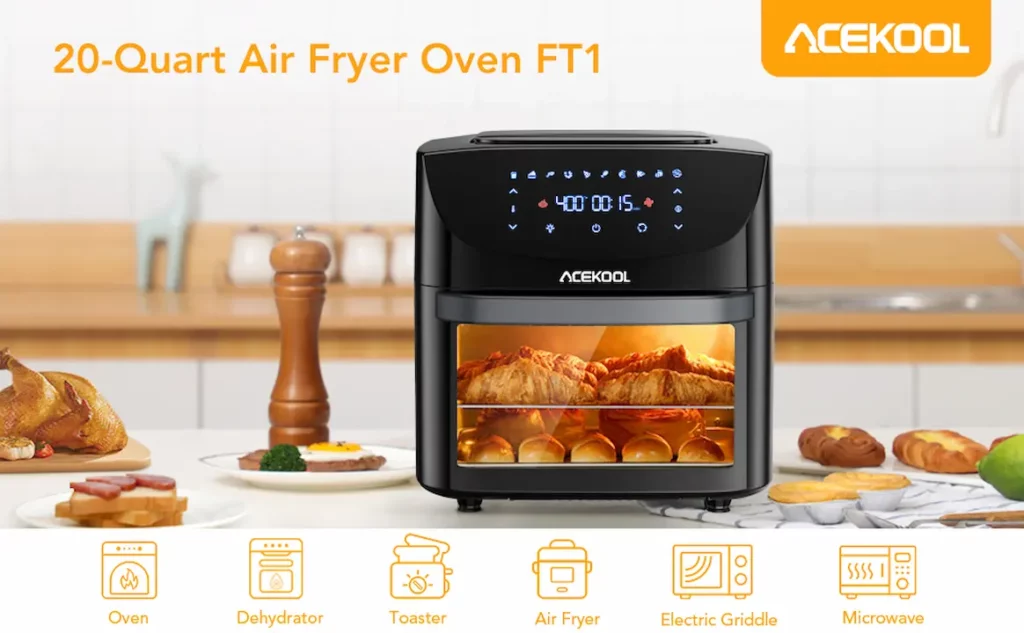 10-in-1 Multi Functinal 23.3 Quart Toaster Oven Air Fryer