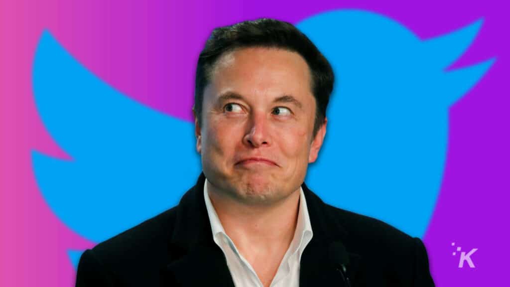 elon musk and twitter logo