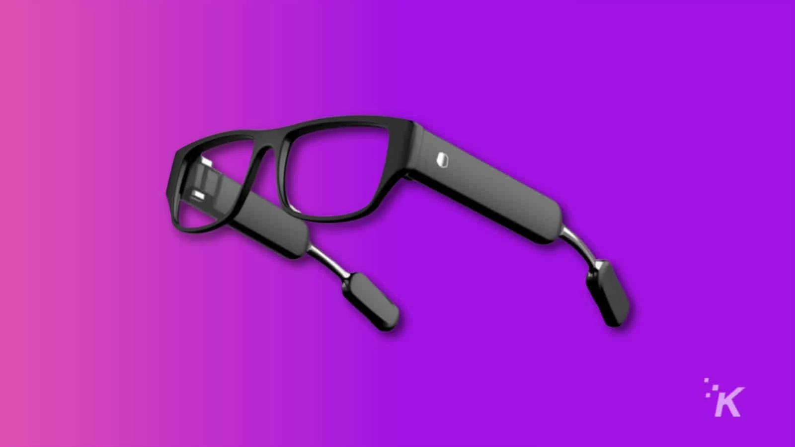 nimo smart glasses on purple background