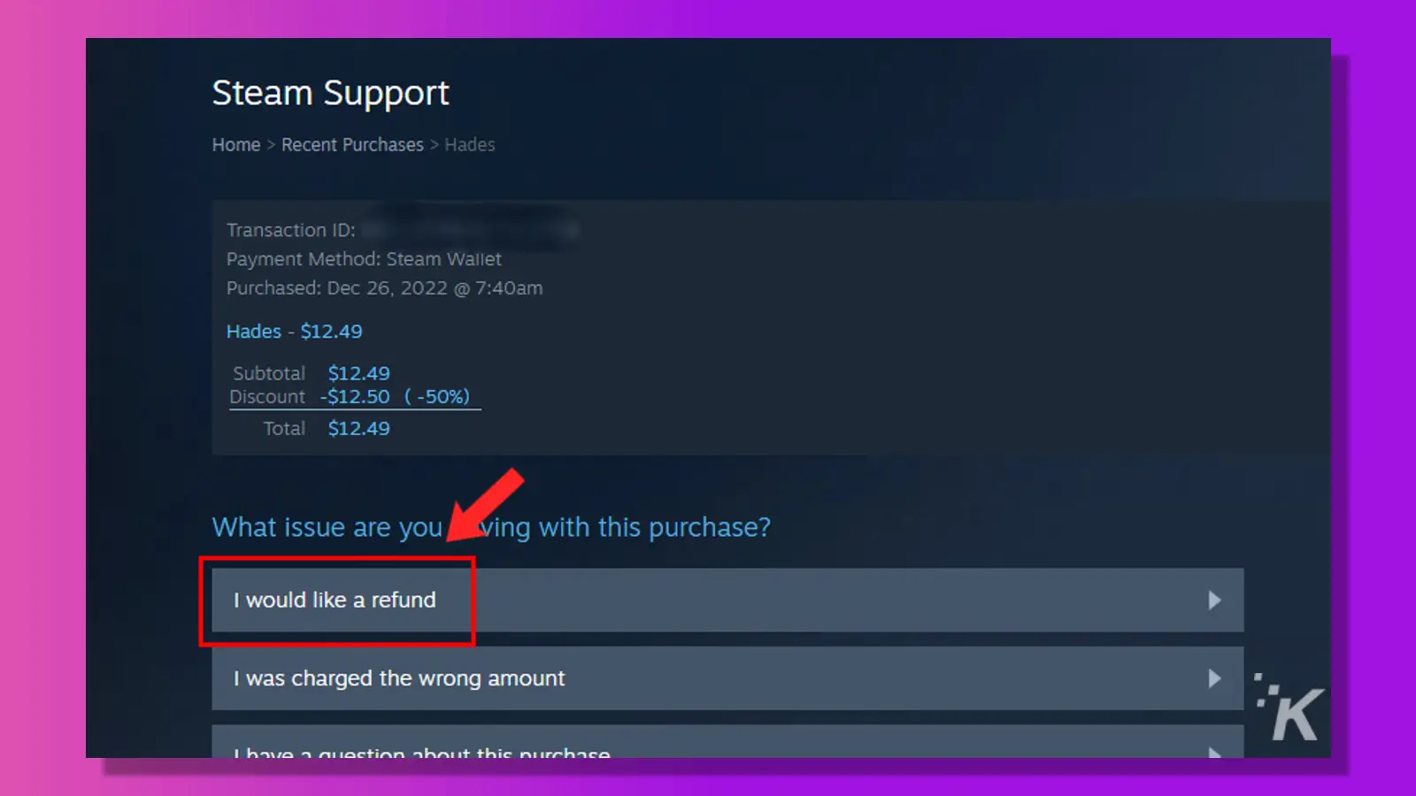 How to return a Steam game and get a refund?