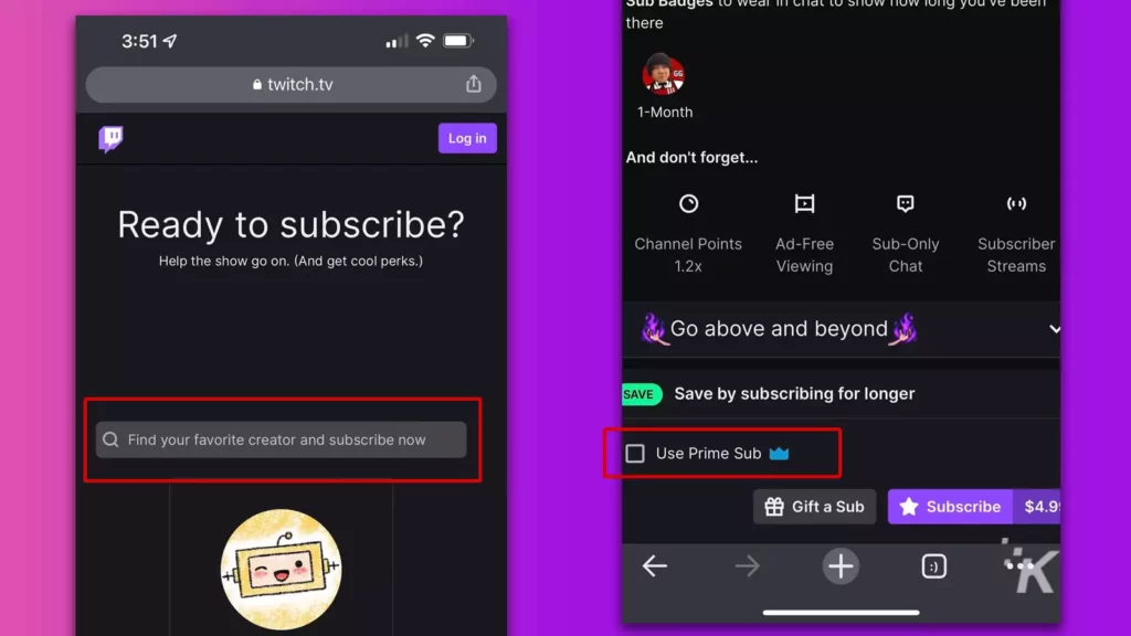 Como dar sub na Twitch com Prime