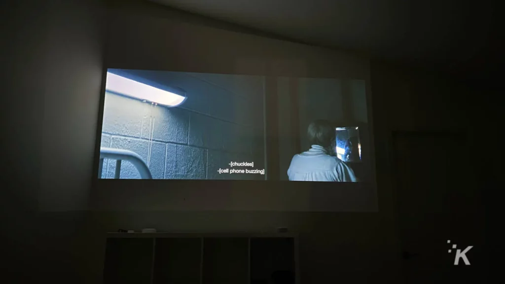 example image from xgimi horizon pro projector