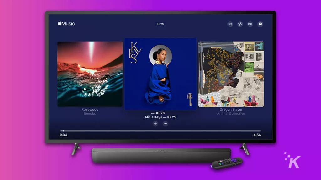 Apple music app on roku tv