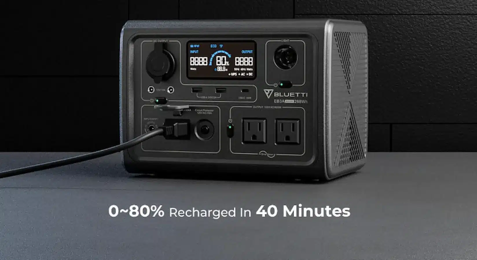 Bluetti EB3A 268Wh Portable Power Station