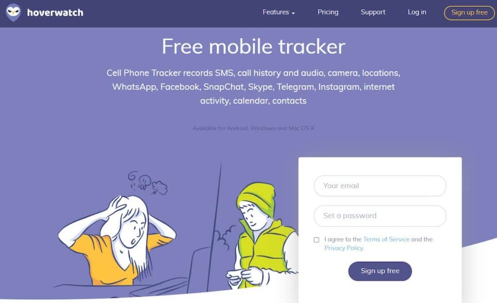 hoverwatch cellphone tracking app