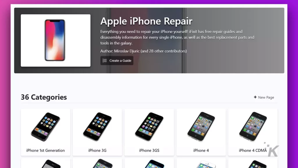 Iphone ifixit repair kit