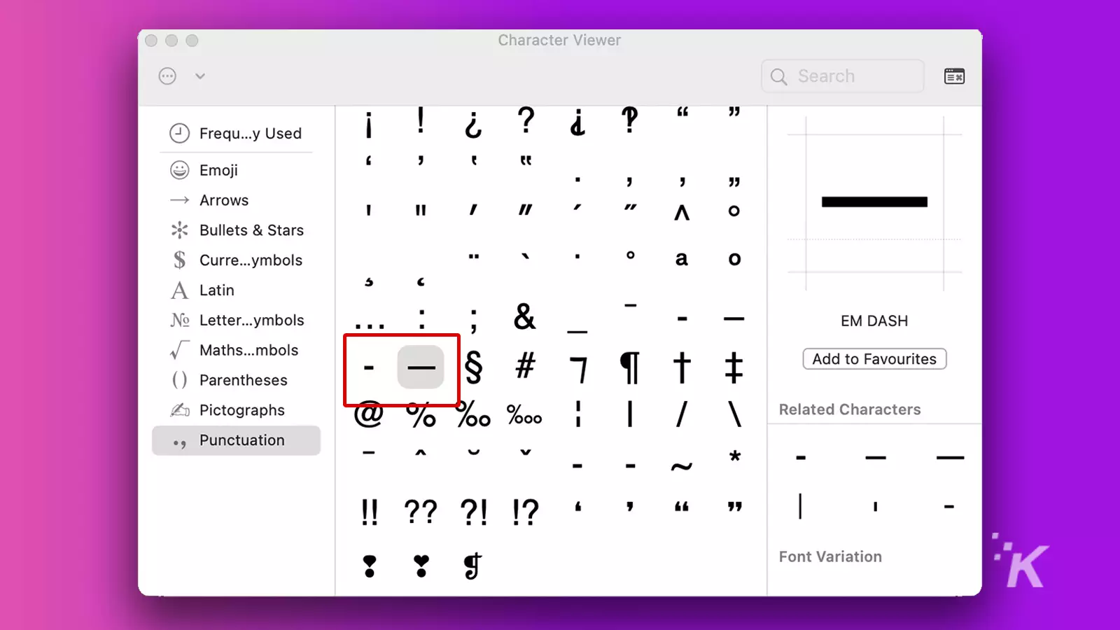 How to type an em dash in Windows and macOS