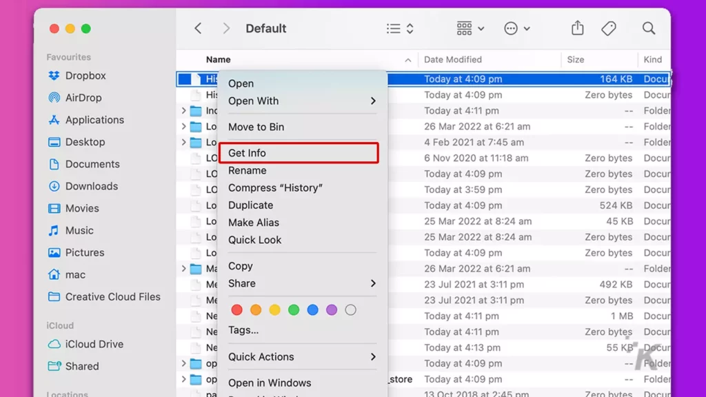 mac control click menu