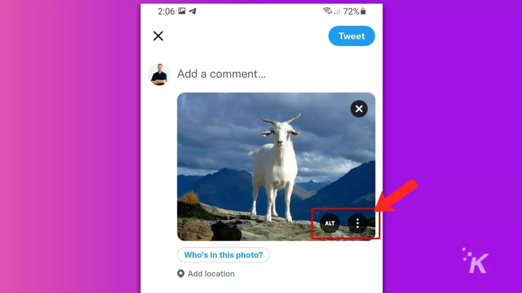 mobile twitter tweet image