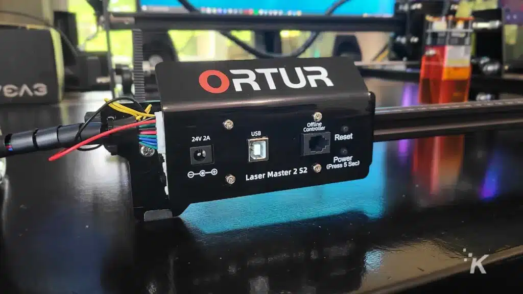 Ortur lm2 s2 control panel