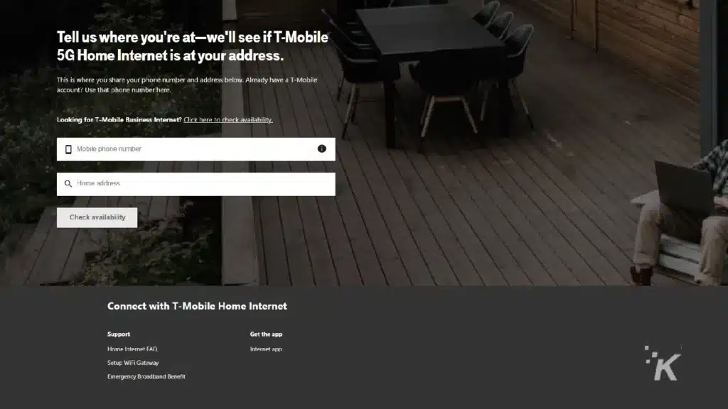 t-mobile home internet availabillity