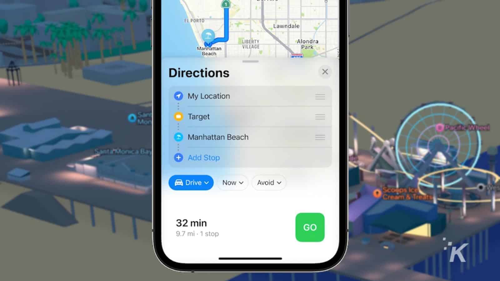 Apple maps multistop feature