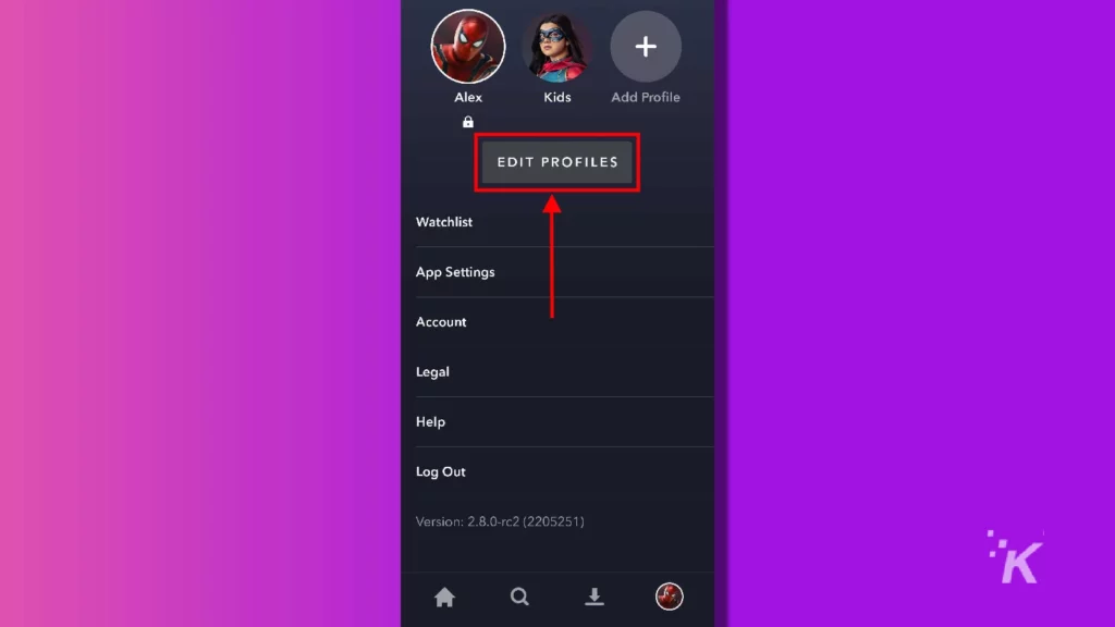 How to Edit a Disney+ Profile