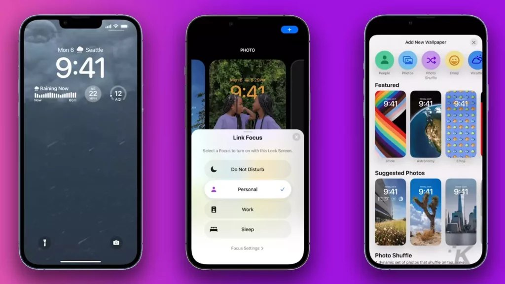 apple ios 16 lockscreen examples