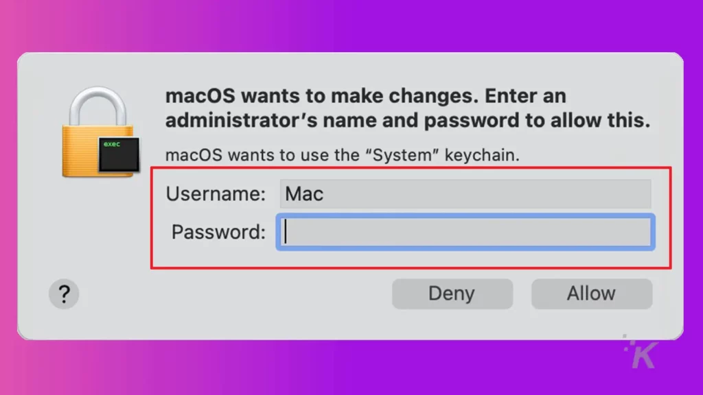 administrador de mac en la computadora