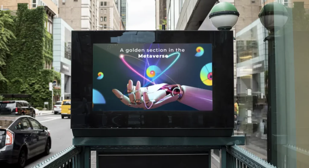 metaverse digital signage