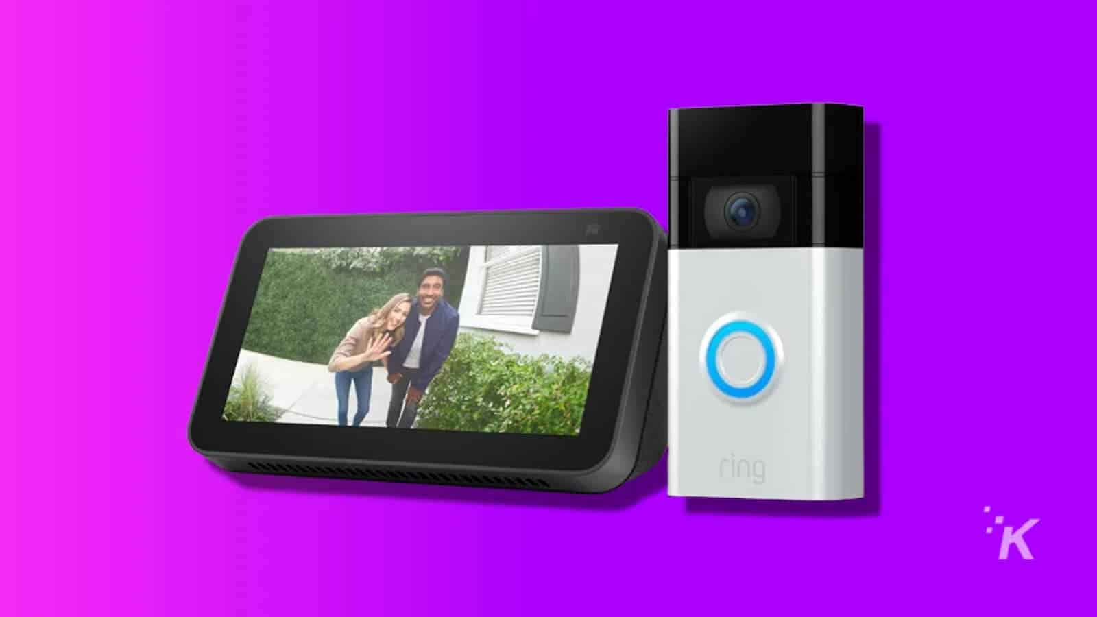 Is Offering a Ring Video Doorbell and Echo Show 5 Bundle for Just $60