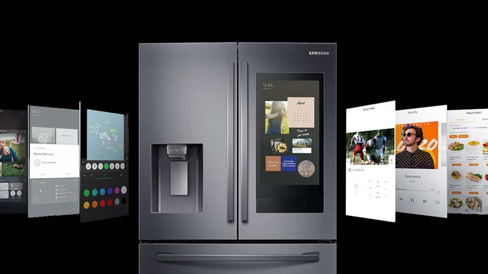 samsung refrigerator with ipad