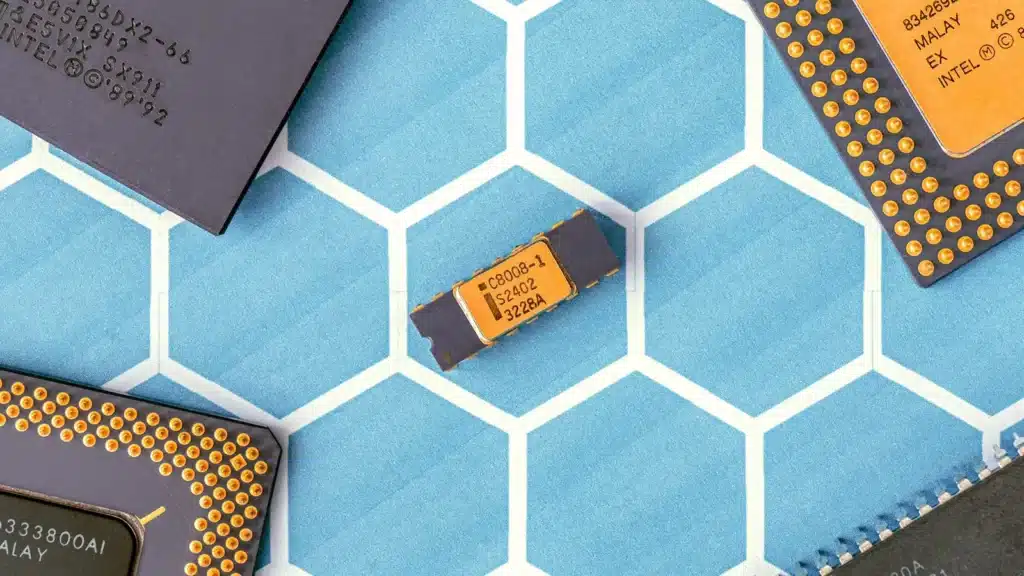 semiconductor on table