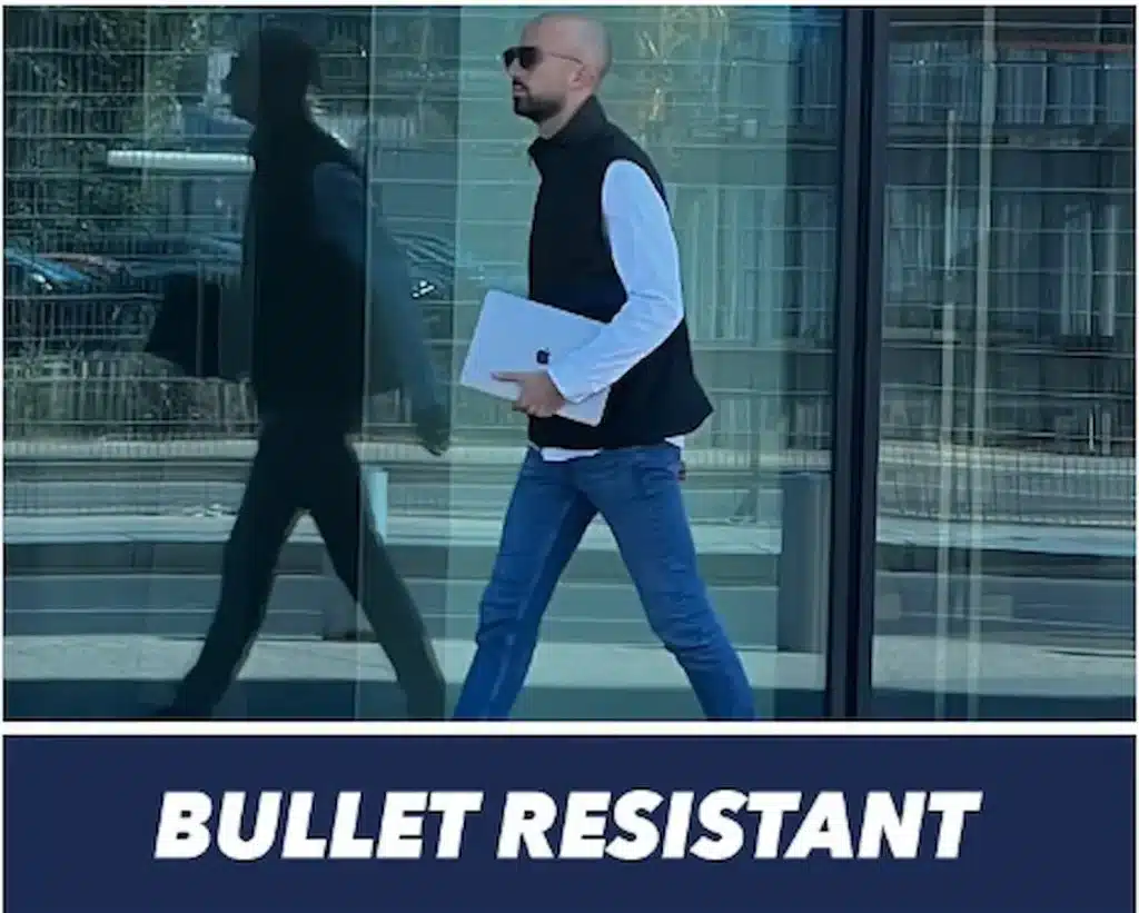Bullet resistant FURTIV vest