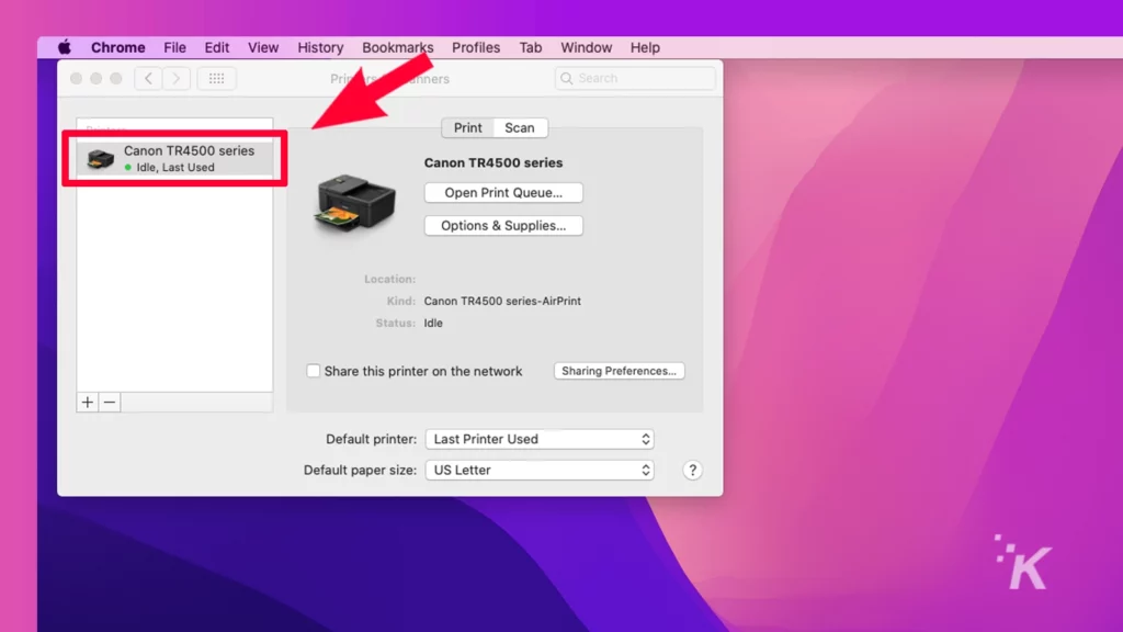 how to add a printer to mac dl 3