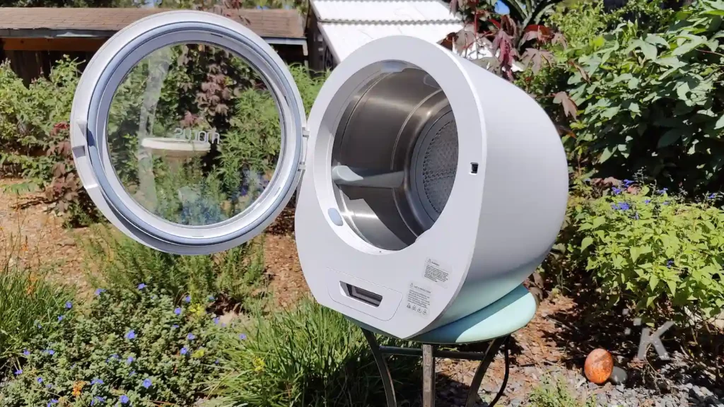 dryer in backyard