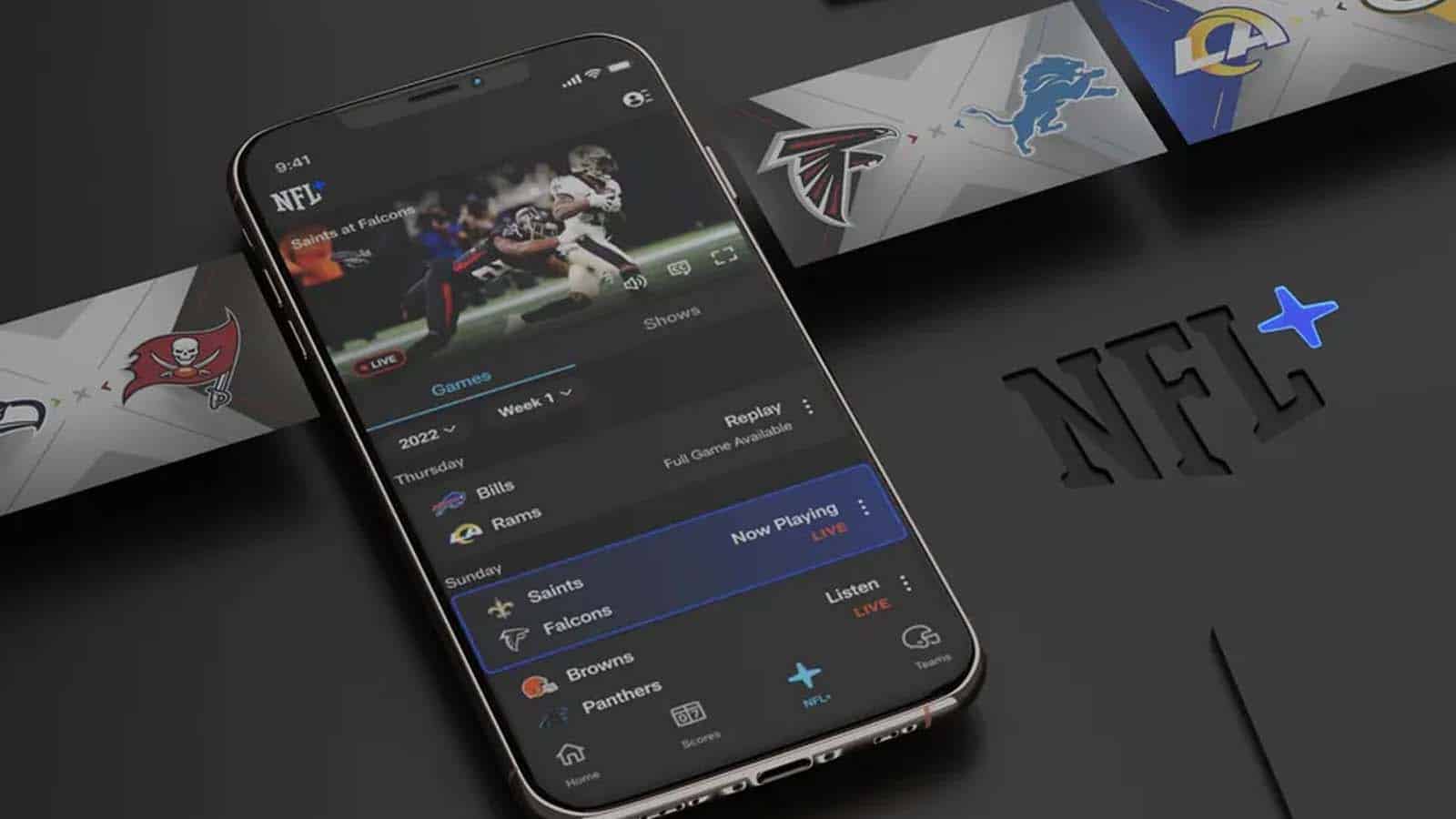 NFL+ app lets you watch games on your phone or ipad, but not on